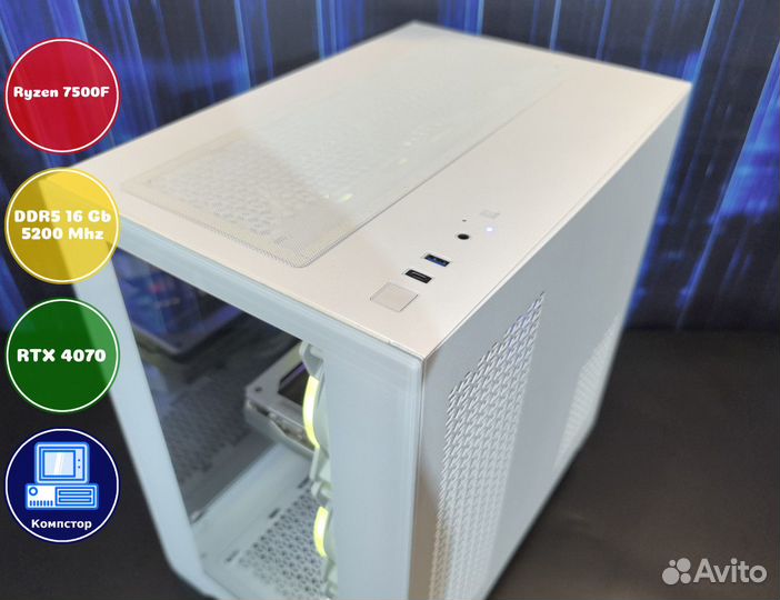 Собранный компьютер AMD7500F-RTX4070-16DDR5-GUA408357621-A620