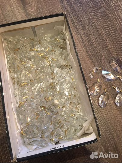 Хрустальная люстра советская