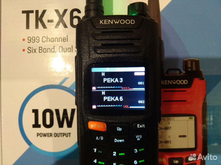 Рация Kenwood TK-X6 10W черная с GPS