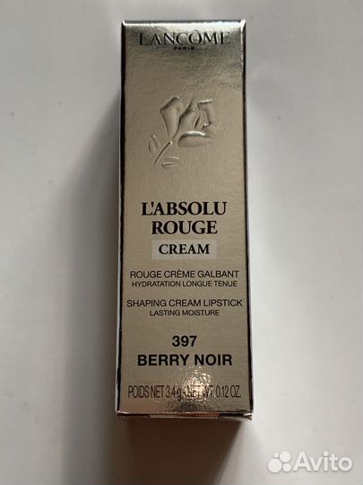 Помада lancôme l’absolu rouge cream