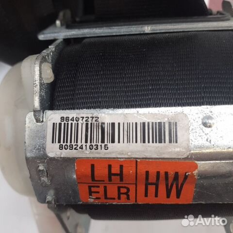 Ремень безопасности задний левый daewoo matiz