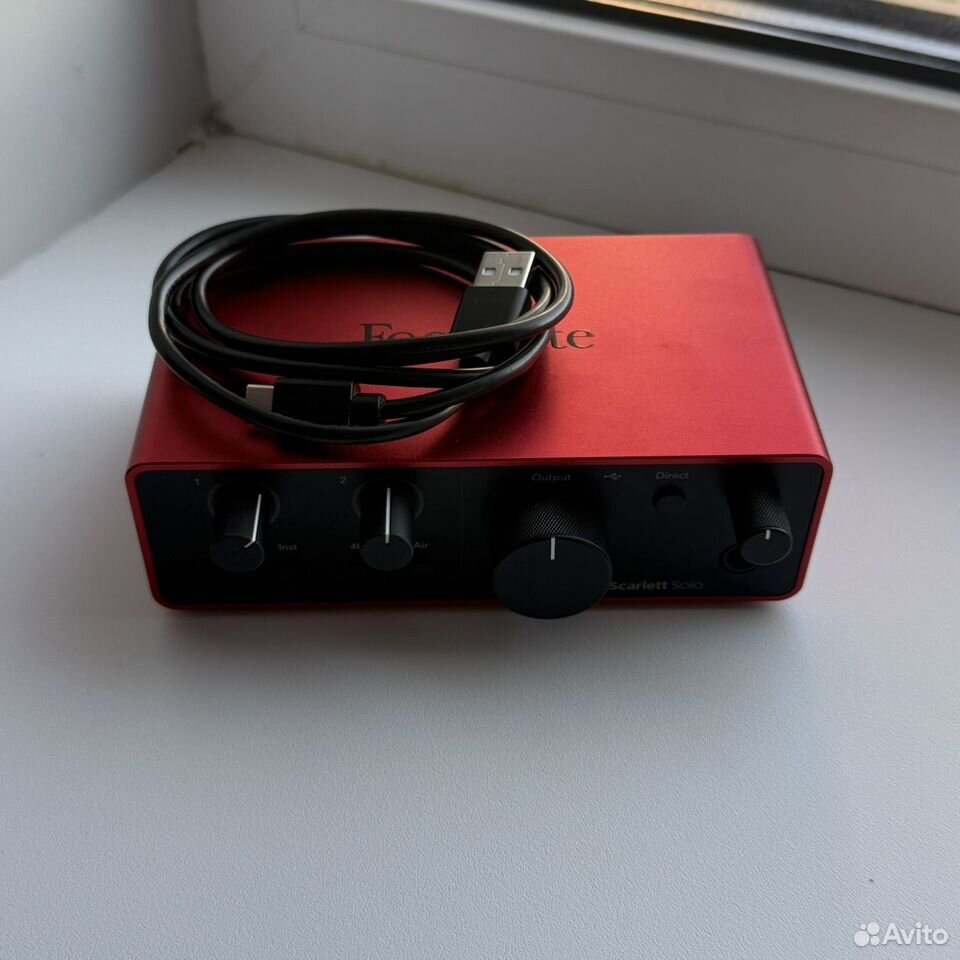 Focusrite scarlett solo 4 gen купить в Москве по низкой цене с ...