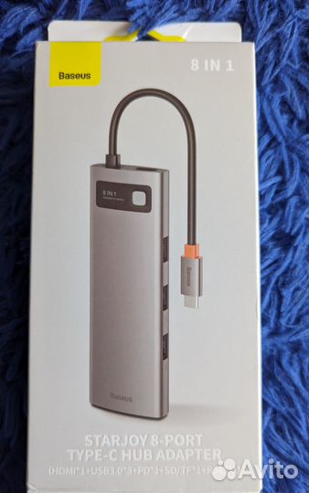 USB-концентратор Baseus Type C Хаб 8 в 1