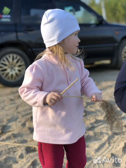 Флисовая кофта на девочку