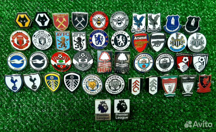 Значки футбольных клубов Англии