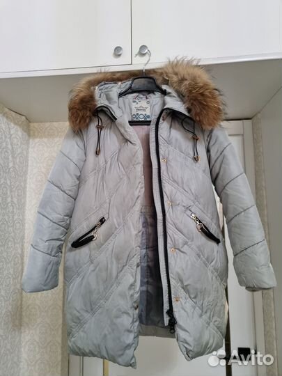 Пуховик для девочки 146