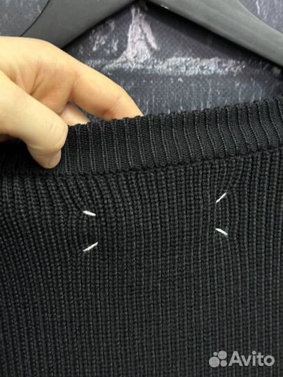 Свитер Maison Margiela old money черный