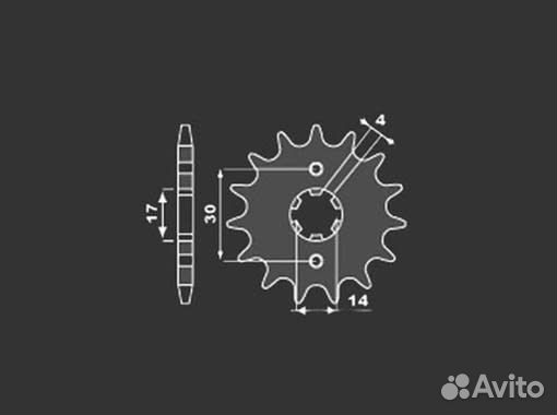 Звезда передняя PBR 270 C15