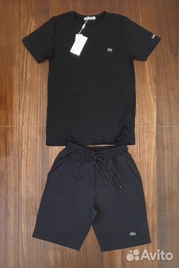 Костюм летний шорты и футболка Lacoste р.S,XL,XXL