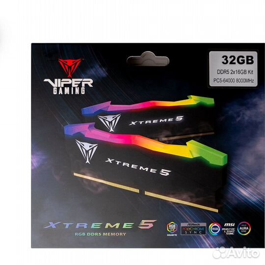 Оперативная память 32 Gb 7600 MHz patriot xtreme 5