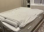 Кровать кушетка IKEA бримнэс с матрасами хусвика