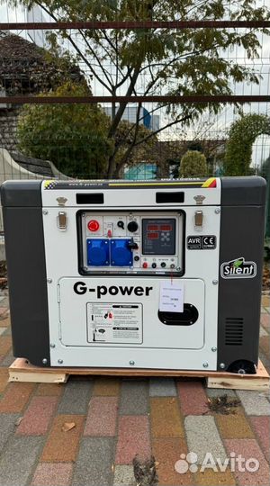 Электростанция дизельная 10 кВтg-power однофазный