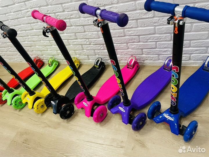 Самокат трехколесный макси до 50 кг