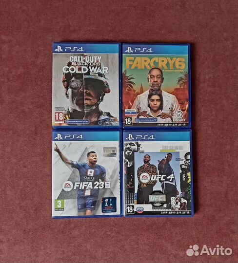 Диски к Sony PS4