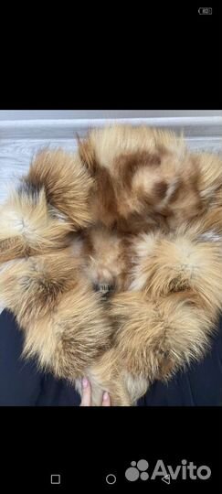 Парка с натуральным мехом женская
