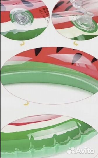 Надувной круг пончик, арбуз