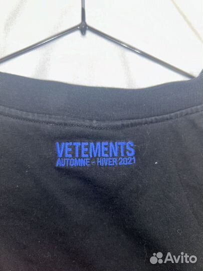 Футболка vetements powerhouse