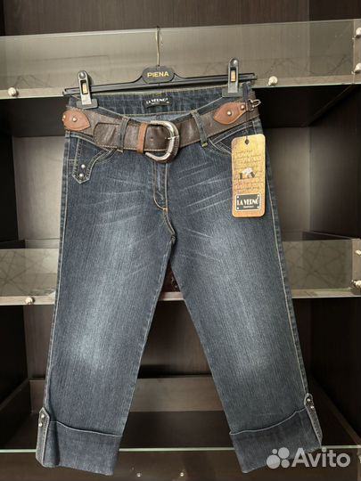 Капри джинсовые р.42