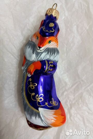 Ёлочная игрушка Лиса Ариель