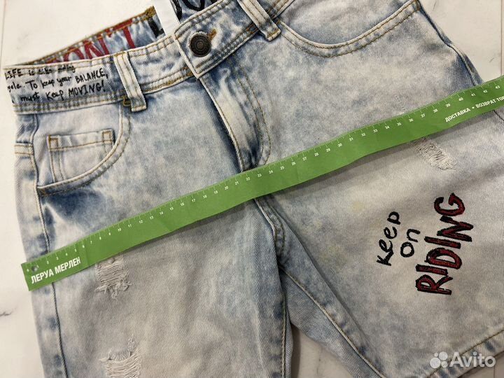Джинсовые шорты 146