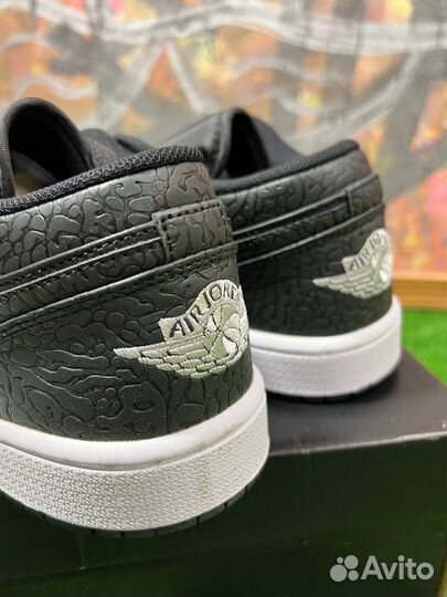 Nike Air Jordan 1 Low Black Elephant Оригинал