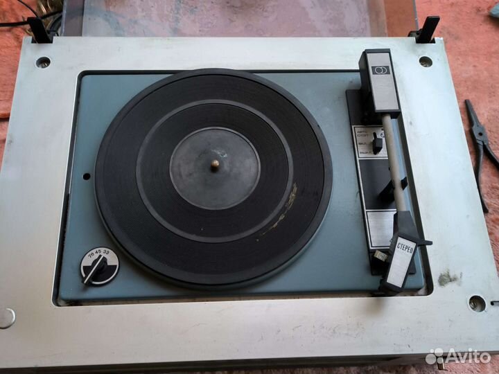 Проигрыватель винила радиола кантата 205 стерео