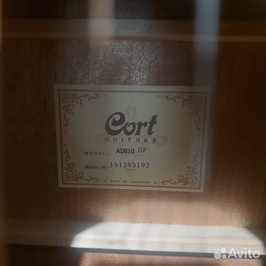 Акустическая гитара cort ad 810