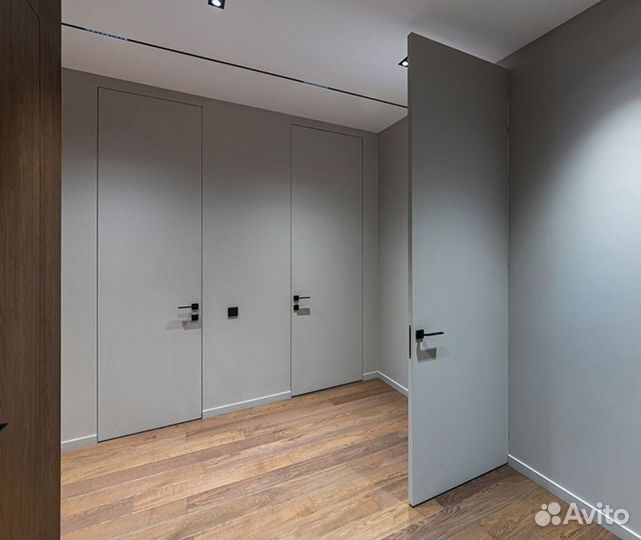 Скрытые межкомнатные двери под отделку