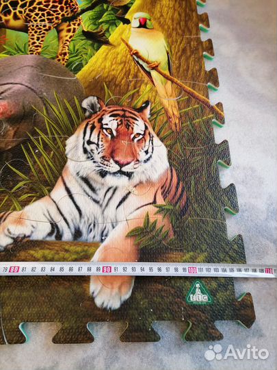 Детский развивающий коврик пазл