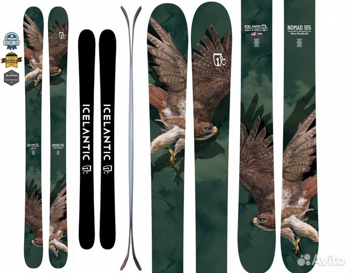 Новые горные лыжи Icelantic Nomad 105 186см FW24