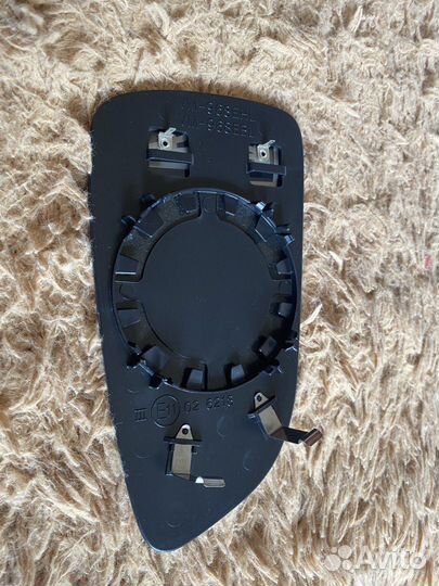 Стекло зеркала лев с подогр, асферич opel astra H