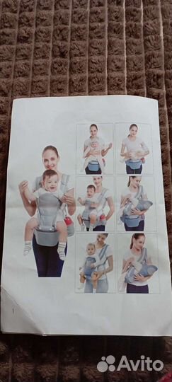 Рюкзак переноска кенгуру для новорожденных