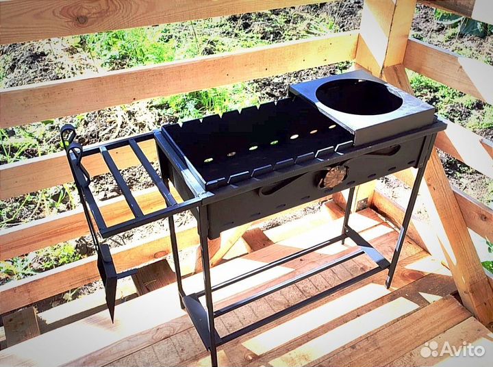 Мангал усиленный 2-3-4 мм Весь комплект