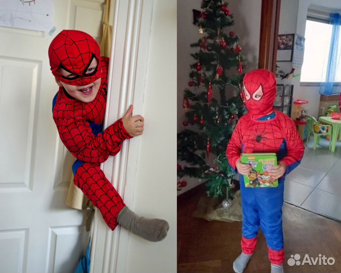 Костюм человек-паук, бэтмэн, Супер Мен детские