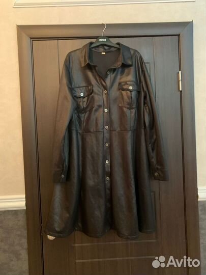 Стильное платье-рубашка (платье-пиджак) 56