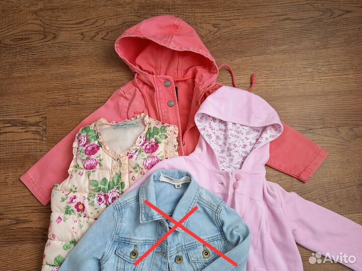 Верхняя одежда для девочки 80-98