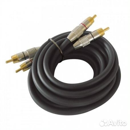 Кабель межблочный 2RCA-2rcа 0.5m