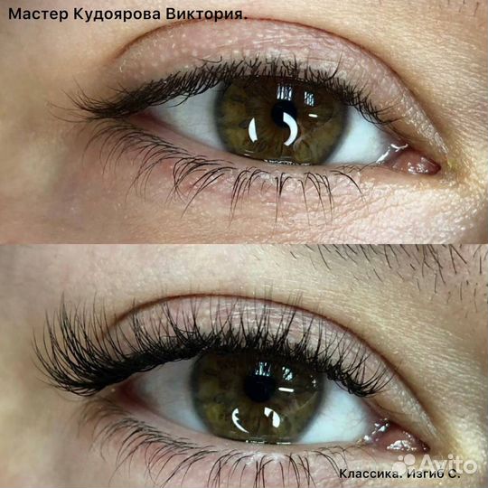 Наращивание ресниц модель