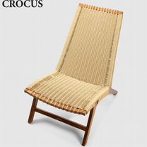 Кресло Crocus Kerucut бежевое 90х60х90 см, Красногорск