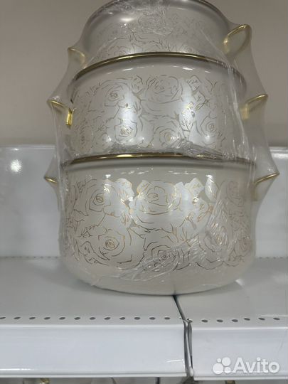 Набор эмалированных кастрюль