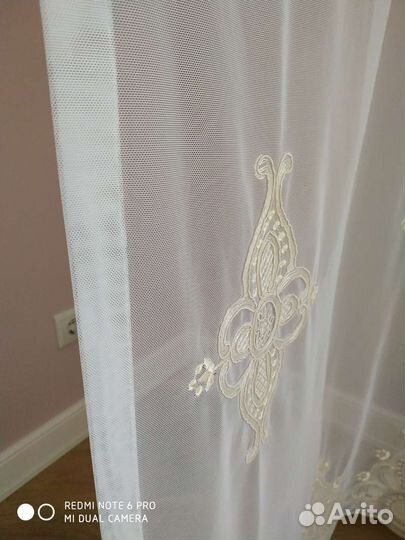 Тюль новая