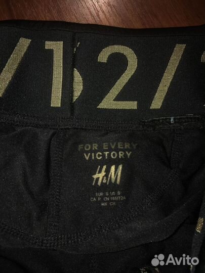 Спортивные лосины H&M чёрные