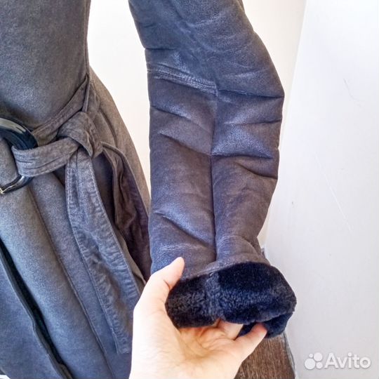Дубленка натуральная женская 44 46 размер aibosi