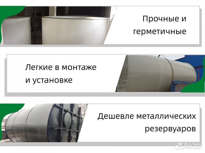 Наземная емкость от 5 до 100 м3 (листовая)