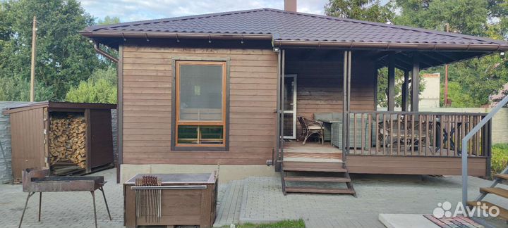 Русская баня на дровах для семейного отдыха