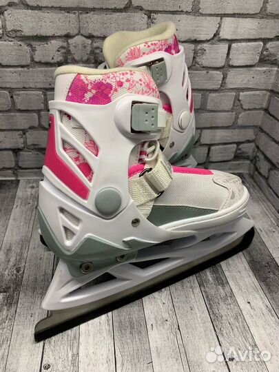 Коньки раздвижные rush action 35-38 р-р(Т2402)