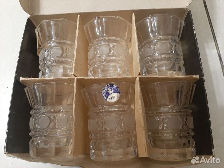 Стопки (рюмки), хрусталь