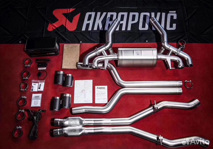 Выхлоп на BMW M5 F90 Akrapovic оригинал