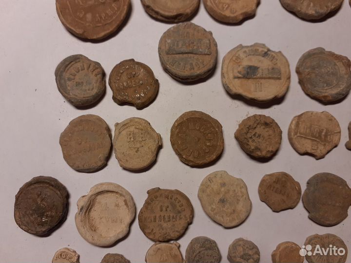 Царские свинцовые пломбы, 60 штук