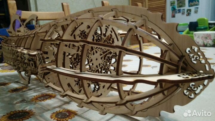 Стимпанк дирижабль